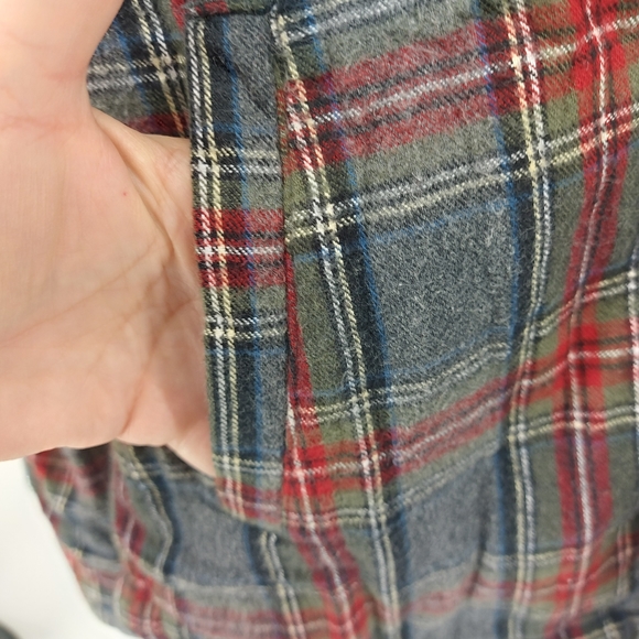 L.L. Bean Red and Blue Plaid Women's Jacket - Picture 4 of 8